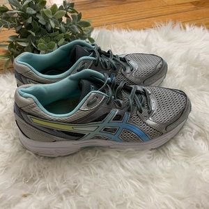 Asics Running Shoes Trail Sneakers T474Q Blue